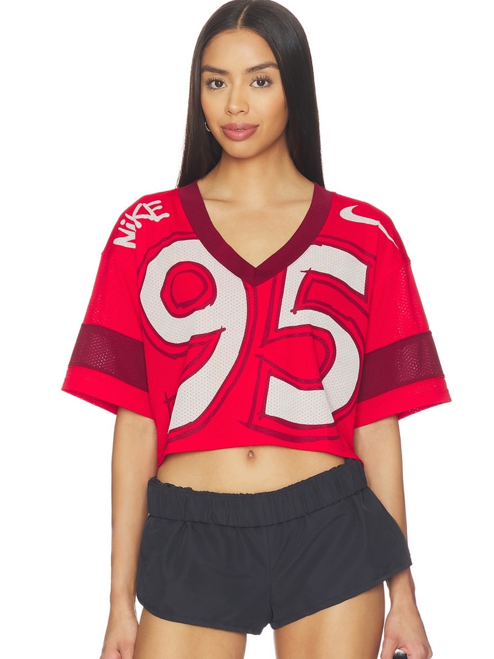 nike crop jersey
